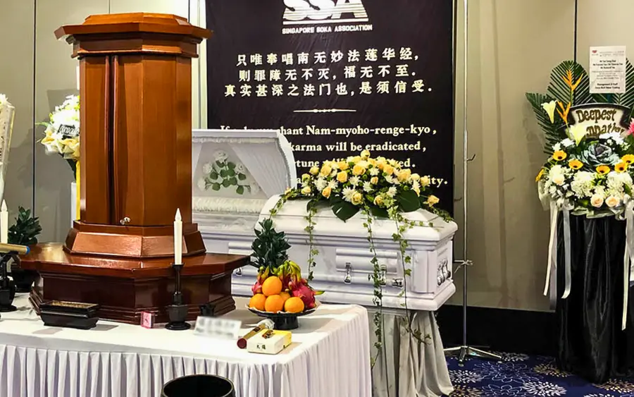 Soka Gakkai funeral service in Singapore