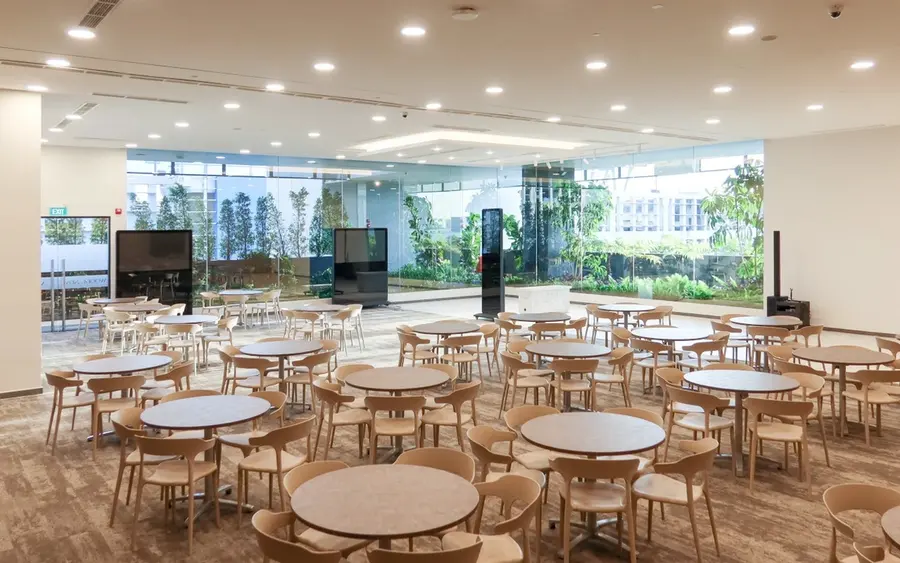 Funeral parlour hall in Singapore